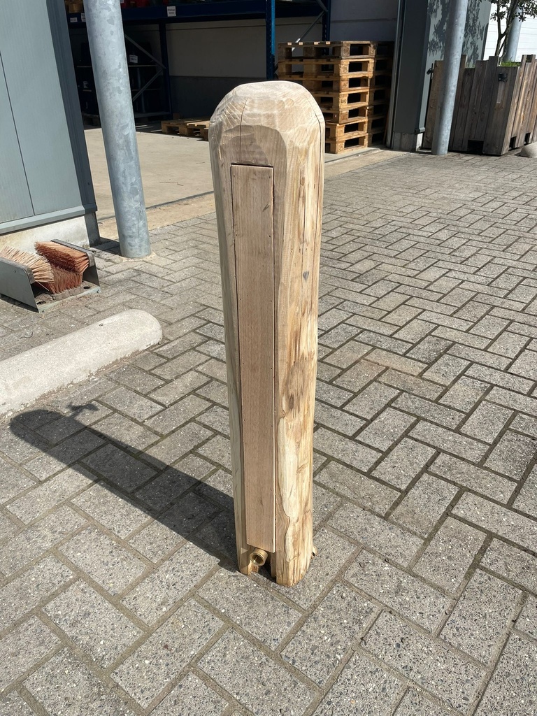 Houten hydrant ROND
