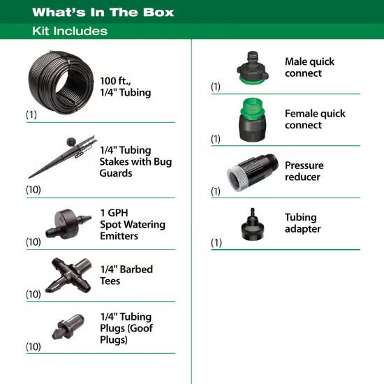 RB drip watering starter kit