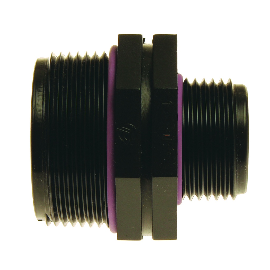 PP verloopnippel 5/4" x  1"