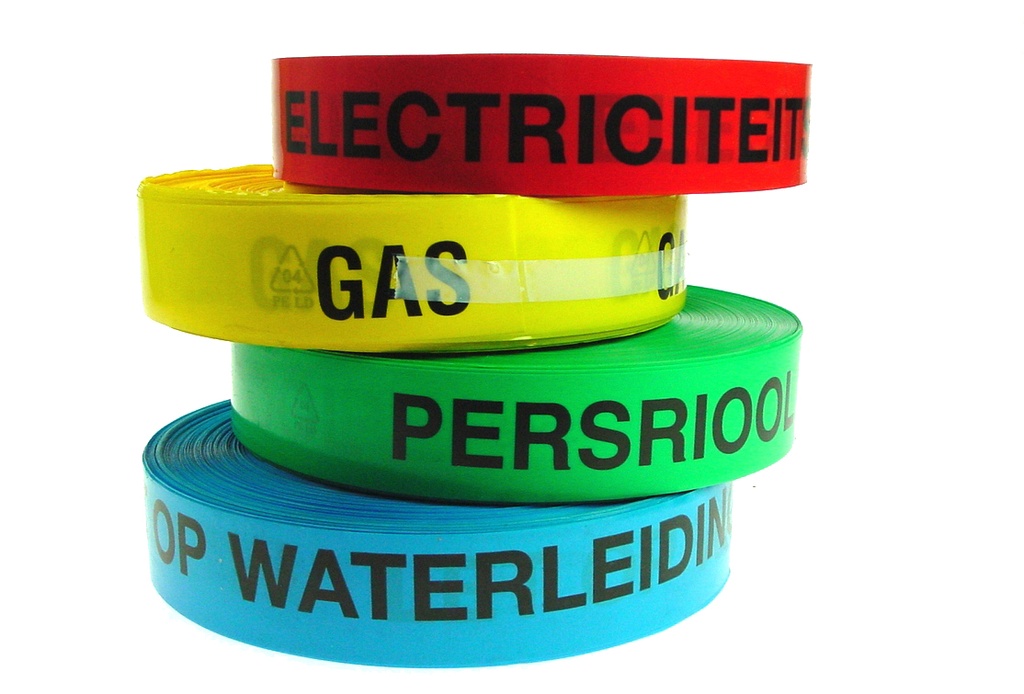 Rol markeringslint elektriciteit  rood (L=250mtr) (kopie)