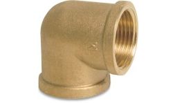 Brass knee ½” F
