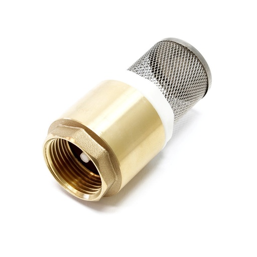 [600412032] Clapet anti-retour en laiton + panier 5/4" F