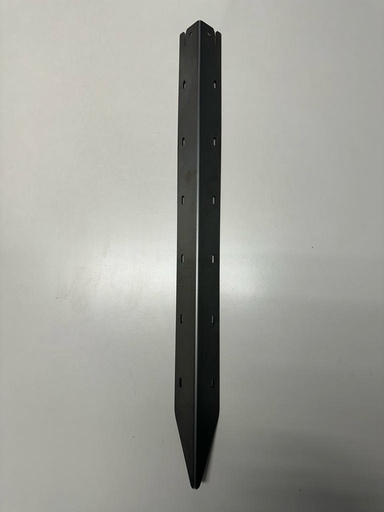 [BE000700] Cortenstaal sprayer base pin 75cm