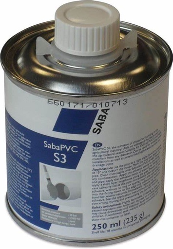 [600143010] Saba S3 PVC lijm1/4 ltr