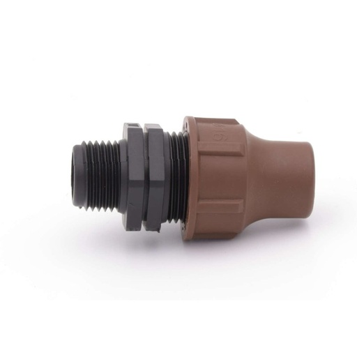 [610XP008250] Koppeling lock quick x ½" M voor druppelslang